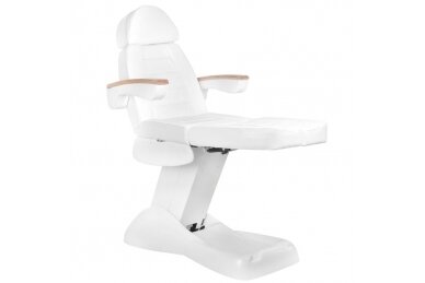 Profesionali elektrinė podologinė kėdė LUX, balta (3 varikliai) 10