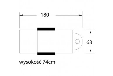 Profesionali kosmetologinė lova-gultas A-202 5