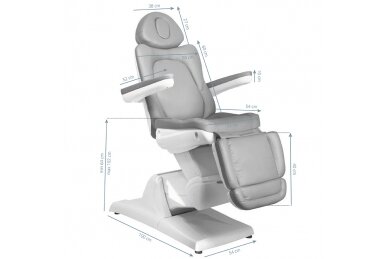 Profesionali elektrinė kosmetologinė kėdė AZZURRO 870 (3 varikliai) 6