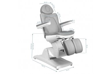 Profesionali elektrinė podologinė kėdė- lova  AZZURRO 870S 2