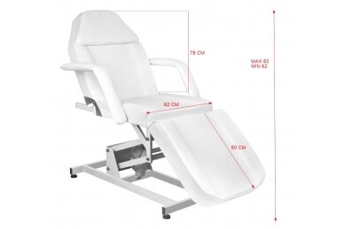 Profesionali kosmetologinė kėdė-lova valdoma elektra AZZURRO 673A  (1 variklis) 5