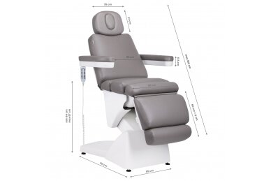 Profesionali elektrinė kosmetologinė kėdė-lova-gultas AZZURRO 878 (5 varikliai) 7