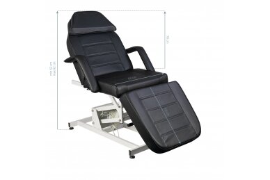 Profesionali elektrinė kosmetologinė kėdė-lova AZZURRO 673A  (1 variklis) 7
