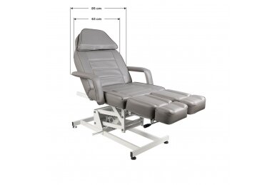 Profesionali elektrinė pedikiūro lova- kėdė AZZURRO 673AS (1 variklio) 8