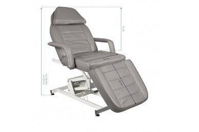 Profesionali elektrinė kosmetologinė kėdė-gultas  AZZURRO 673A, (1 variklis) 2