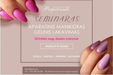 Aparatinis manikiūras | Gelinis lakavimas | Vilniuje | Rezervacija