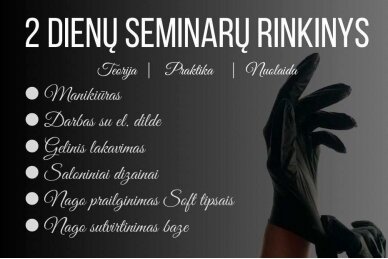 2-jų dienų | Seminarų rinkinys | Vilniuje | Rezervacija