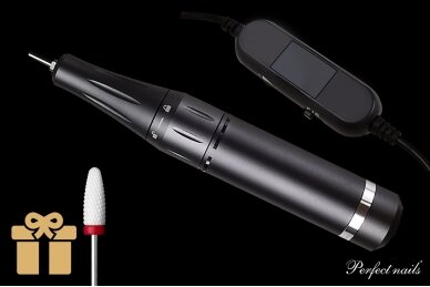 Elektrinė dildė "Nail Polishing Pen Black" | 20W