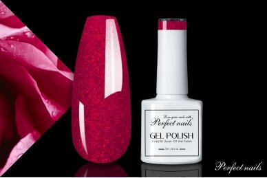 UV/LED gelinis lakas "Sparkly Red Glitter" | 7ml