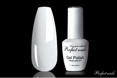 UV/LED gelio lako kaučiukinė bazė „RB Cover Base Silky White"