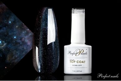 UV/LED gelio lako viršutinis sluoksnis ''Space Top Coat'' | 7 ml